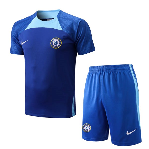 Camiseta Entrenamiento Chelsea Conjunto Completo 2022/2023 Azul 2